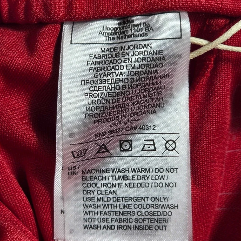 Adidas Tiro 24 AEROREADY Soccer Track‎ Pants Men's Large L Red White NEW IV7264